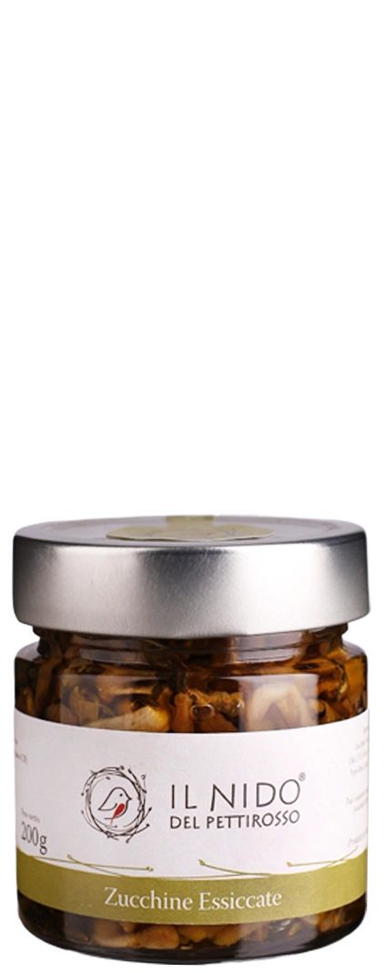 Zucchine essiccate sott’olio – 200 g