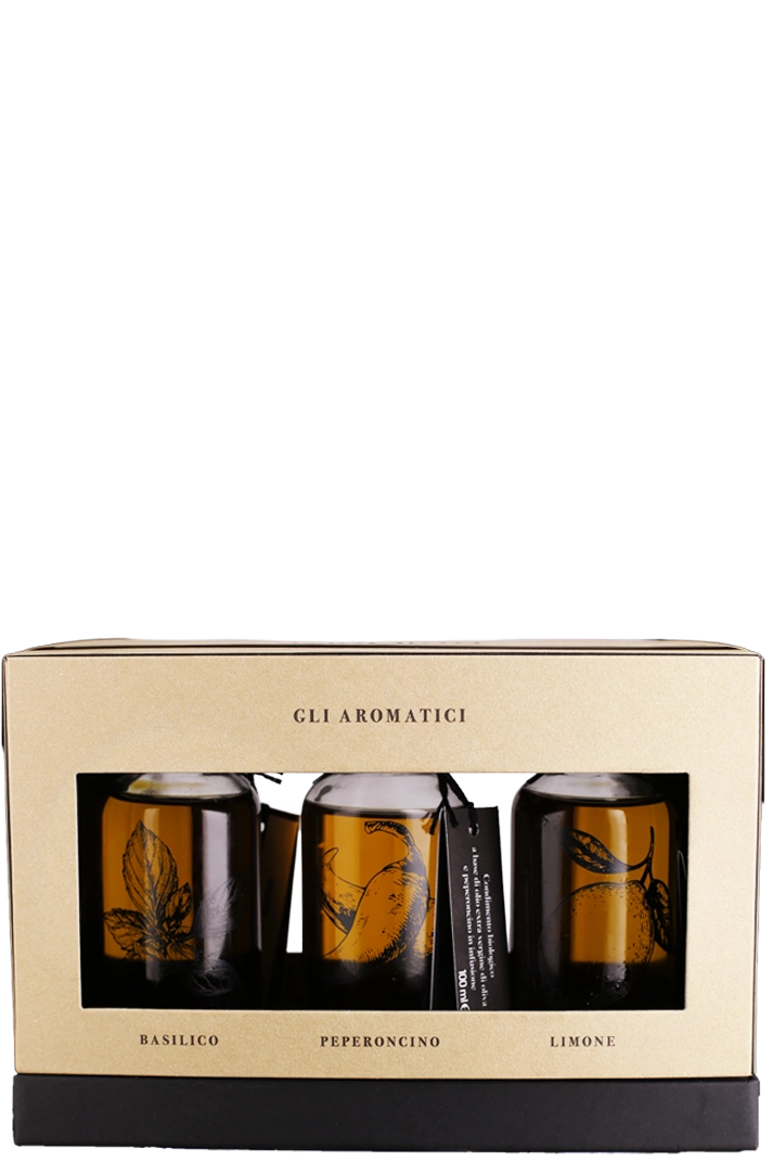 Mix Olio al Peperoncino/Limone/Basilico / BIO (3x 0.1l)